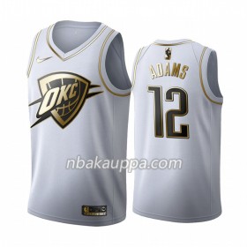 Oklahoma City Thunder Steven Adams 12 Nike 2019-2020 Valkoinen Golden Edition Pelipaidat Swingman - Miesten